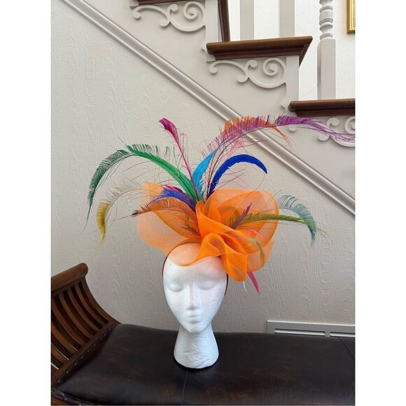 Kentucky Derby Multi Color Custom Fascinator - Picture 1 of 4